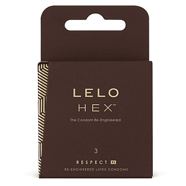LELO HEX CONDOMS RESPECT XL 3 PACK 1