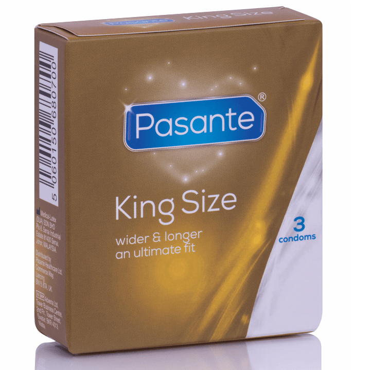 PASANTE - PRESERVATIVOS KING SIZE 3 UNIDADES 1