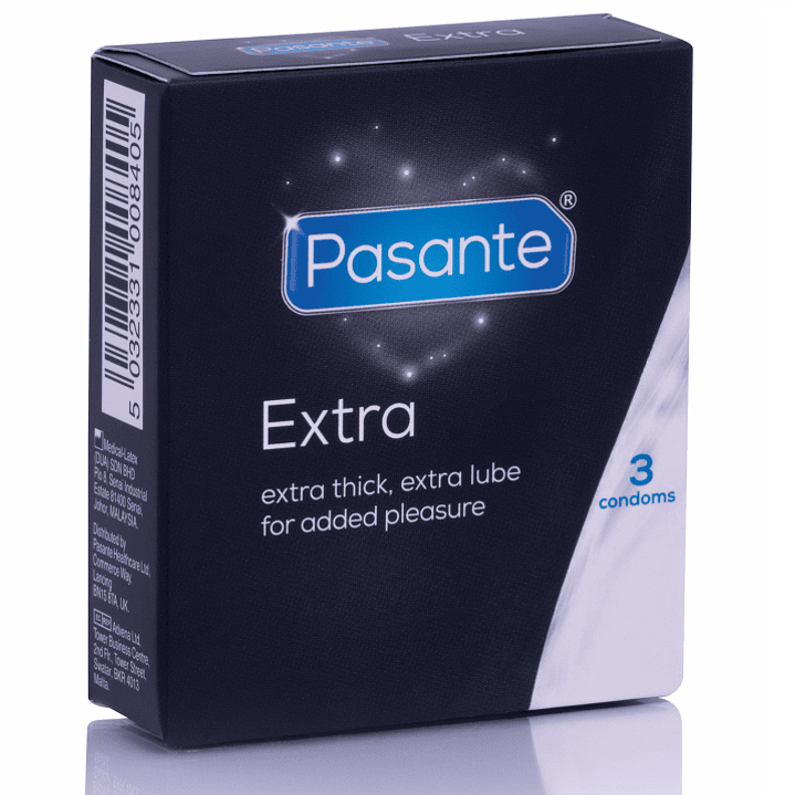 PASANTE - PRESERVATIVO EXTRA EXTRA GROSSO DE 3 UNIDADES 1