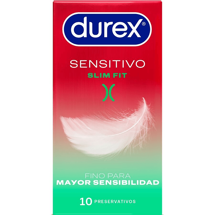 DUREX - SENSITIVO SLIM FIT 10 UNIDADES 1
