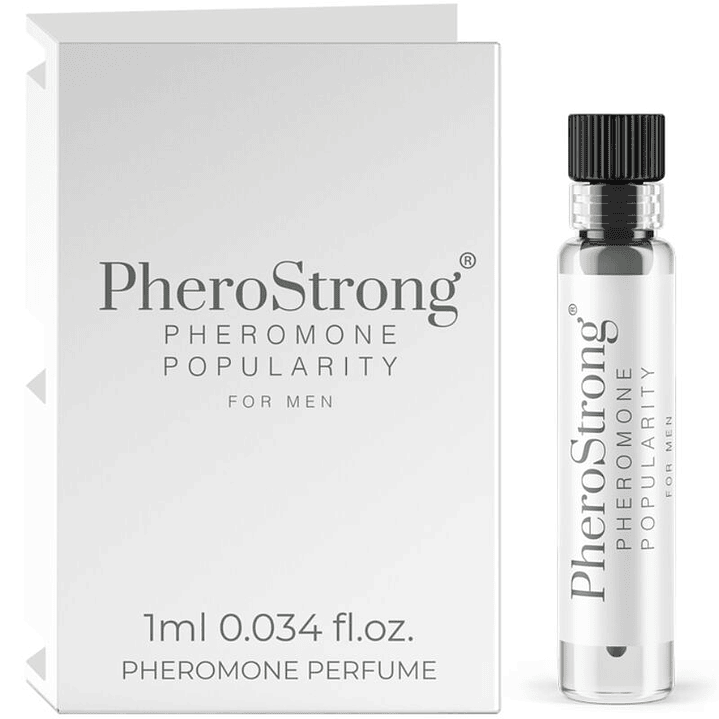 PHEROSTRONG - PERFUME DE FEROMÔNIOS POPULARIDADE PARA HOMENS 1 ML 1