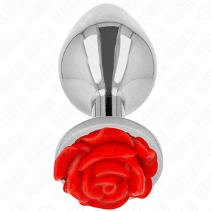 KINK - PLUG ANAL ROSA VERMELHO TAMANHO L