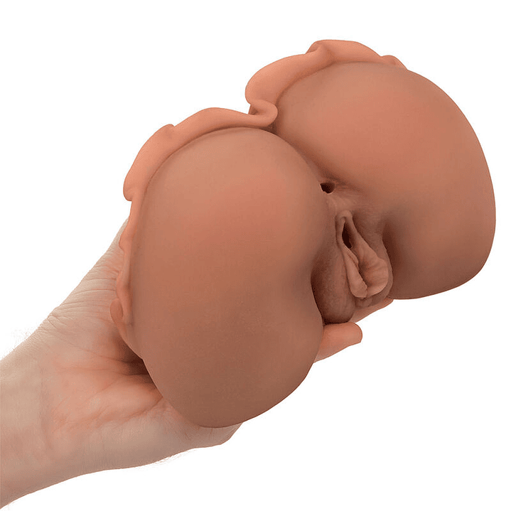 CALEXOTICS - A RAINHA DO BAILE MASTURBADOR DUPLO REALÍSTICO CARAMELO 1