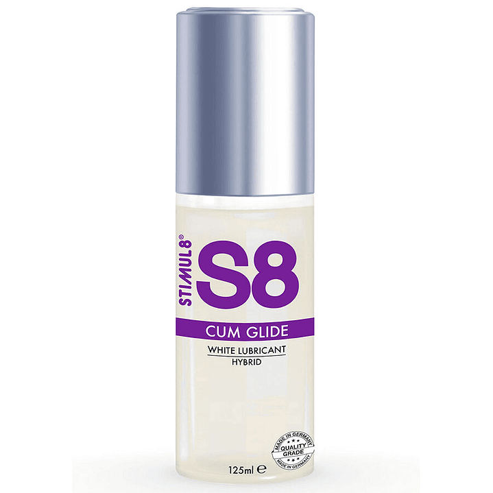 STIMUL8 - LUBRIFICANTE HÍBRIDO S8 CUM GLIDE 125 ML 1