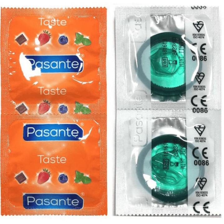 PASANTE - SACO DE PRESERVATIVOS SABOR HORTEL 144 UNIDADES 1