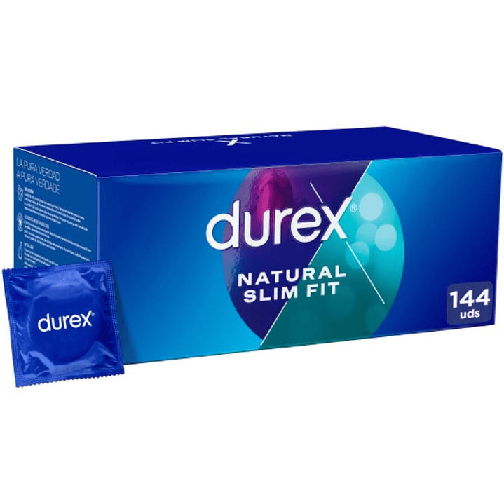 DUREX - NATURAL SLIM FIT BÁSICO 144 UNIDADES 1