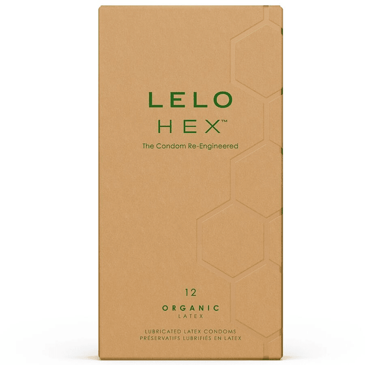 LELO - CAIXA DE PRESERVATIVOS ORGÂNICOS HEX 12 UNIDADES 1