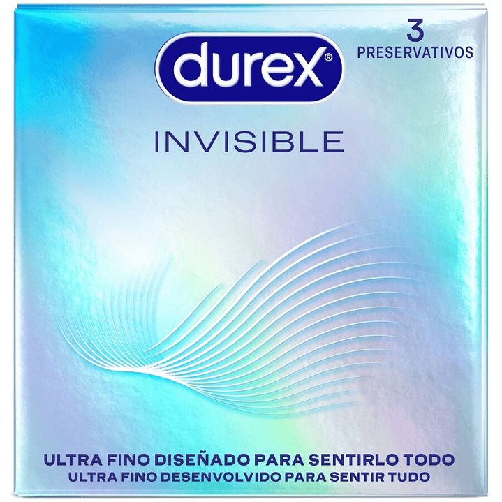 DUREX - PRESERVATIVOS ULTRA FINOS INVISÍVEIS 3 UNIDADES 1