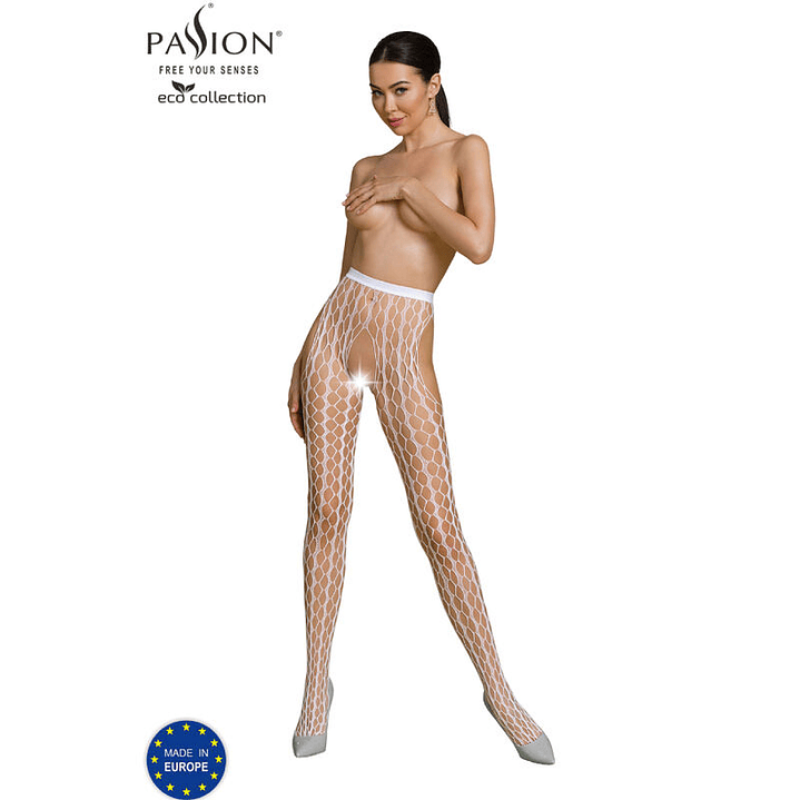 PASSION - COLEO ECO BODYSTOCKING ECO S007 BRANCO 1