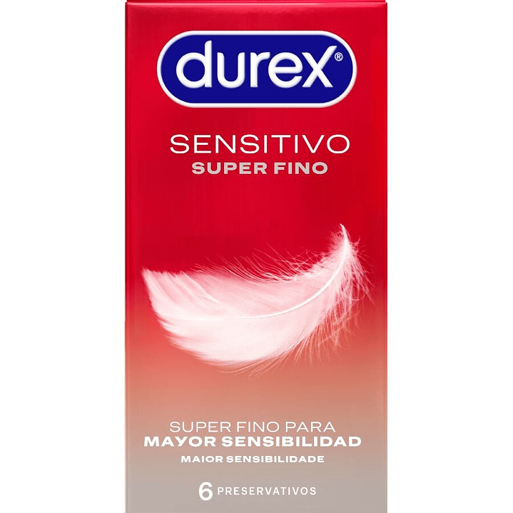 DUREX - SUPER THIN SENSÍVEL 6 UNIDADES 1