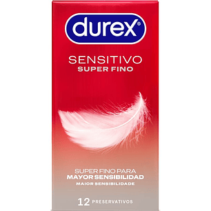 DUREX - SUPER THIN SENSÍVEL 12 UNIDADES