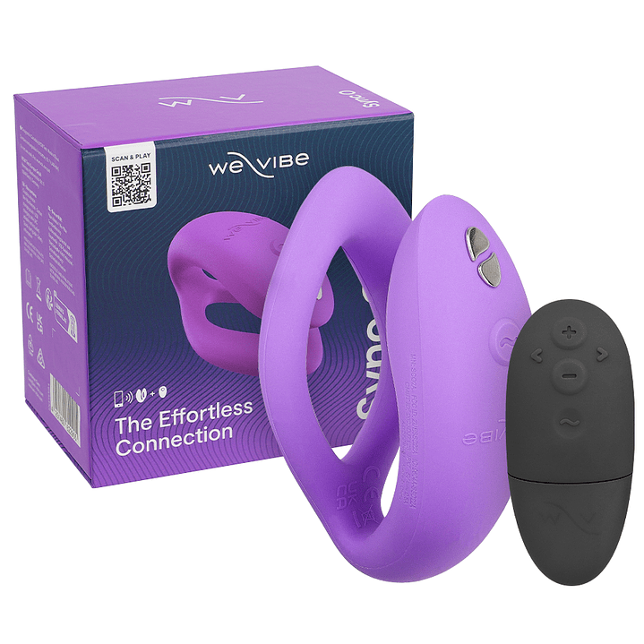 WE-VIBE - SYNC O VIBRADOR FLEXÍVEL CONTROLE REMOTO VIOLETA 1