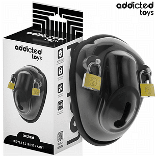 ADDICTED TOYS LOCKED - GAIOLA DE CONTENÇÃO SEM CHAVE PARA PÊNIS 11,5 CM