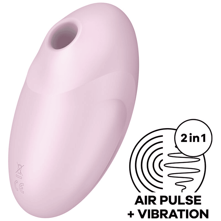 SATISFYER - ESTIMULADOR E VIBRADOR DE PULSO DE AR VULVA LOVER 3 ROSA 1
