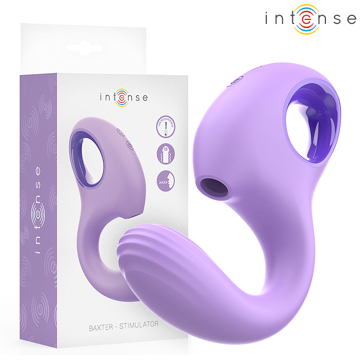 INTENSE - VIBRADOR E ESTIMULADOR BAXTER VIOLET 1