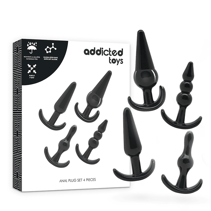 ADDICTED TOYS - CONJUNTO 4 PLUGS ANAIS 1