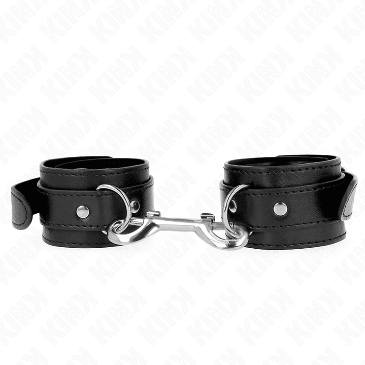 KINK - RETENÇÕES DE PULSO - LINHA DE REBITES ÚNICOS PRETO AJUSTÁVEL 17-28 CM X 5 CM 1