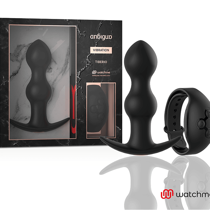 ANBIGUO - PLUGUE DE CONTROLE REMOTO WATCHME VIBRADOR ANAL TIBÉRIO 1