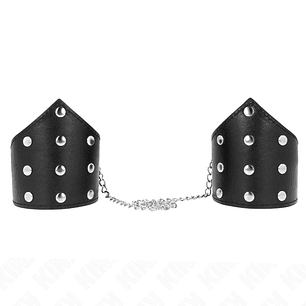 KINK - PULSEIRAS ESTILO PONTO PRETO COM CORRENTE AJUSTÁVEL ??17-23 CM X 8,5 CM
