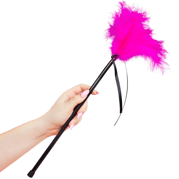 SECRETPLAY - PENAS ROSA 40 CM 1