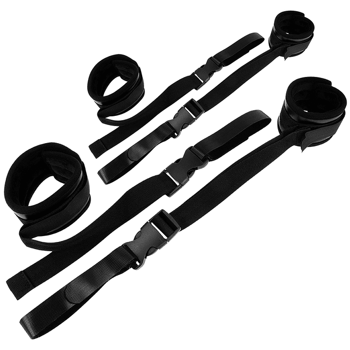 OHMAMA FETISH NYLON E ALGEMAS DE RETENÇÃO DE VELCRO 1
