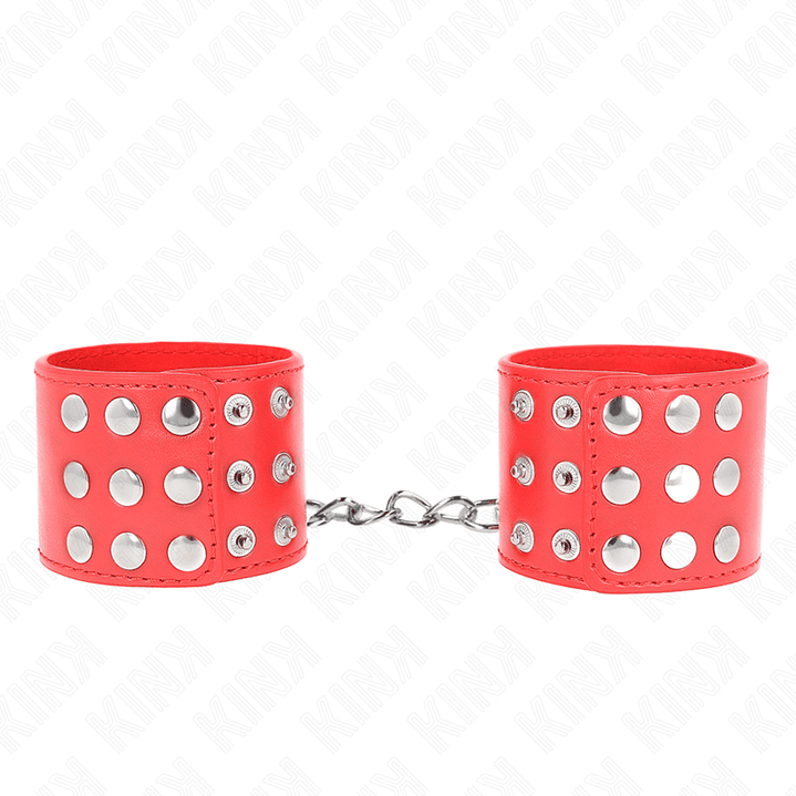 KINK - PULSO COM SNAP FASTEN VERMELHO AJUSTÁVEL 19-24 CM X 5,5 CM 1