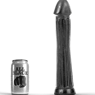 ALL BLACK - PLUG DILDO 31 CM