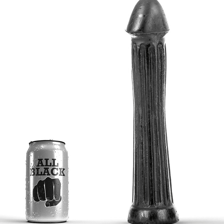 ALL BLACK - PLUG DILDO 31 CM 1