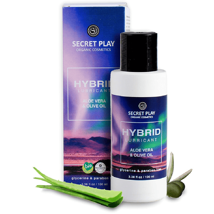 SECRETPLAY - LUBRIFICANTE ORGÂNICO HÍBRIDO 100 ML 1