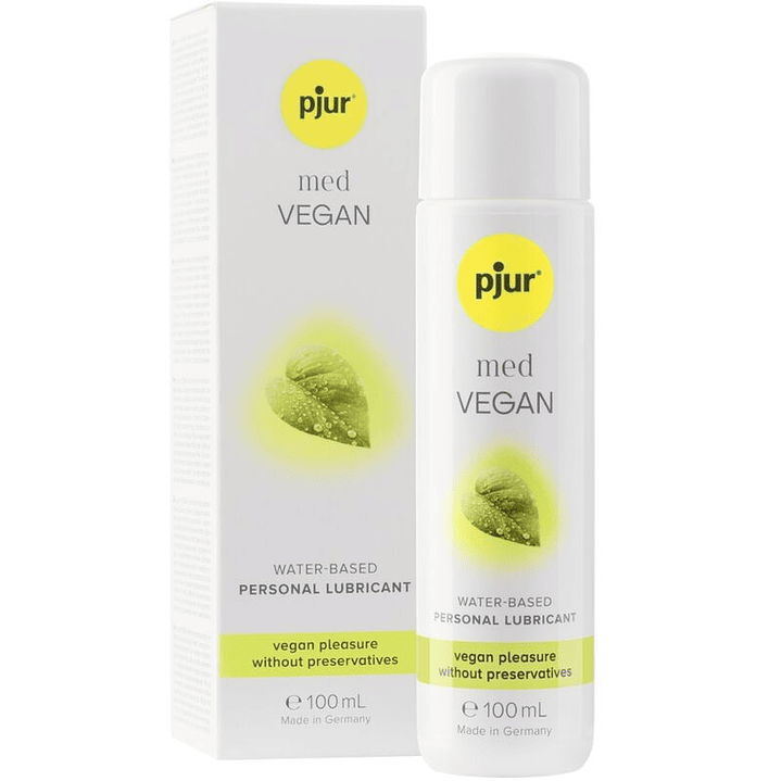PJUR - MED VEGAN GLIDE LUBRIFICANTE  BASE DE GUA 100 ML 1