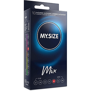 MY SIZE - MIX PRESERVATIVOS 60 MM 10 UNIDADES