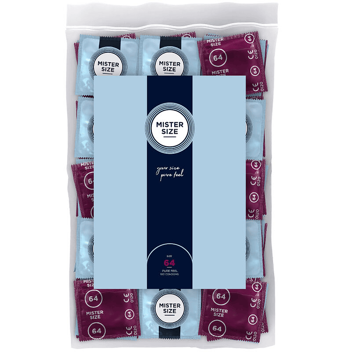 MISTER SIZE - PRESERVATIVOS TAMANHO XXL 64 MM (100 UNIDADES) 1