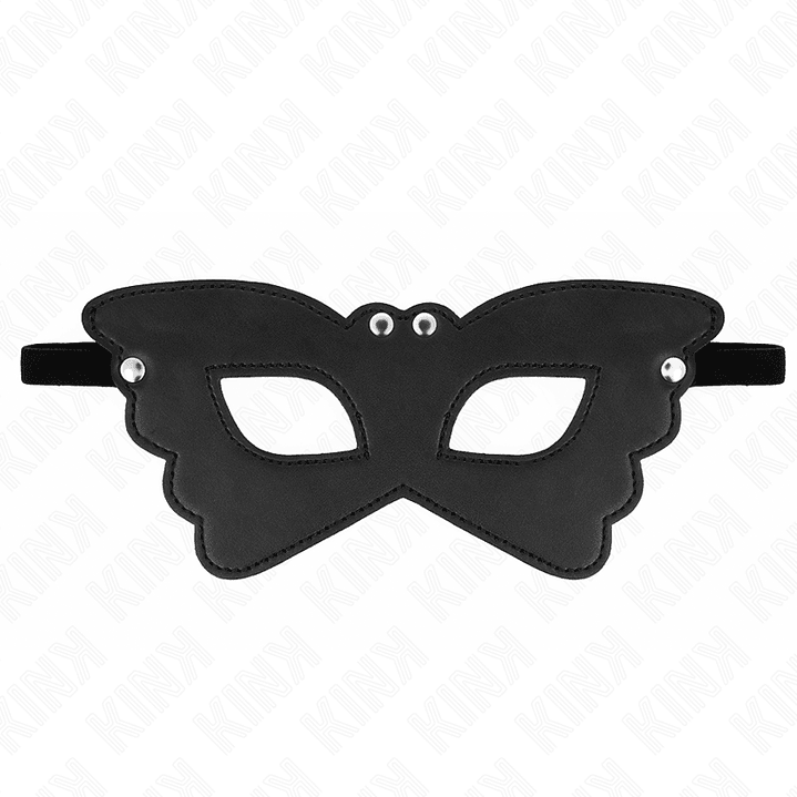 KINK - MÁSCARA DE COURO FORMA DE BORBOLETA 20 x 9 CM 1