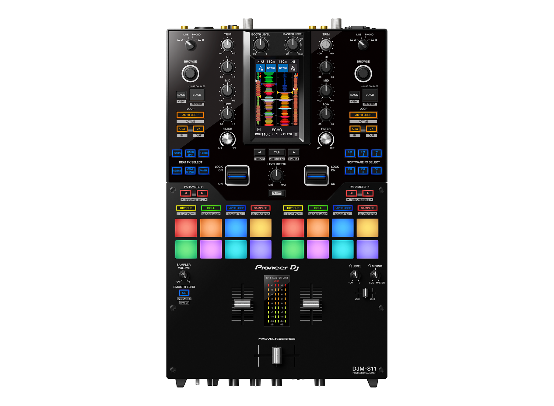PIONEER DJM-S11: Mixer DJ de 2 canales