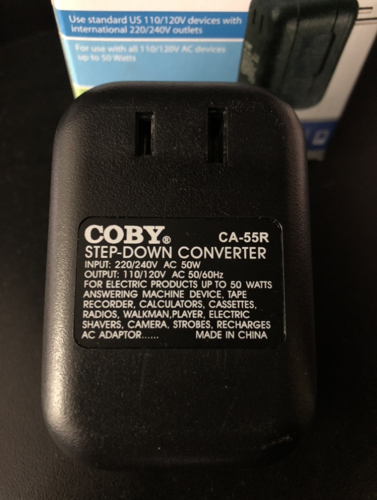TRANSFORMADOR COBY 220/240V 50W