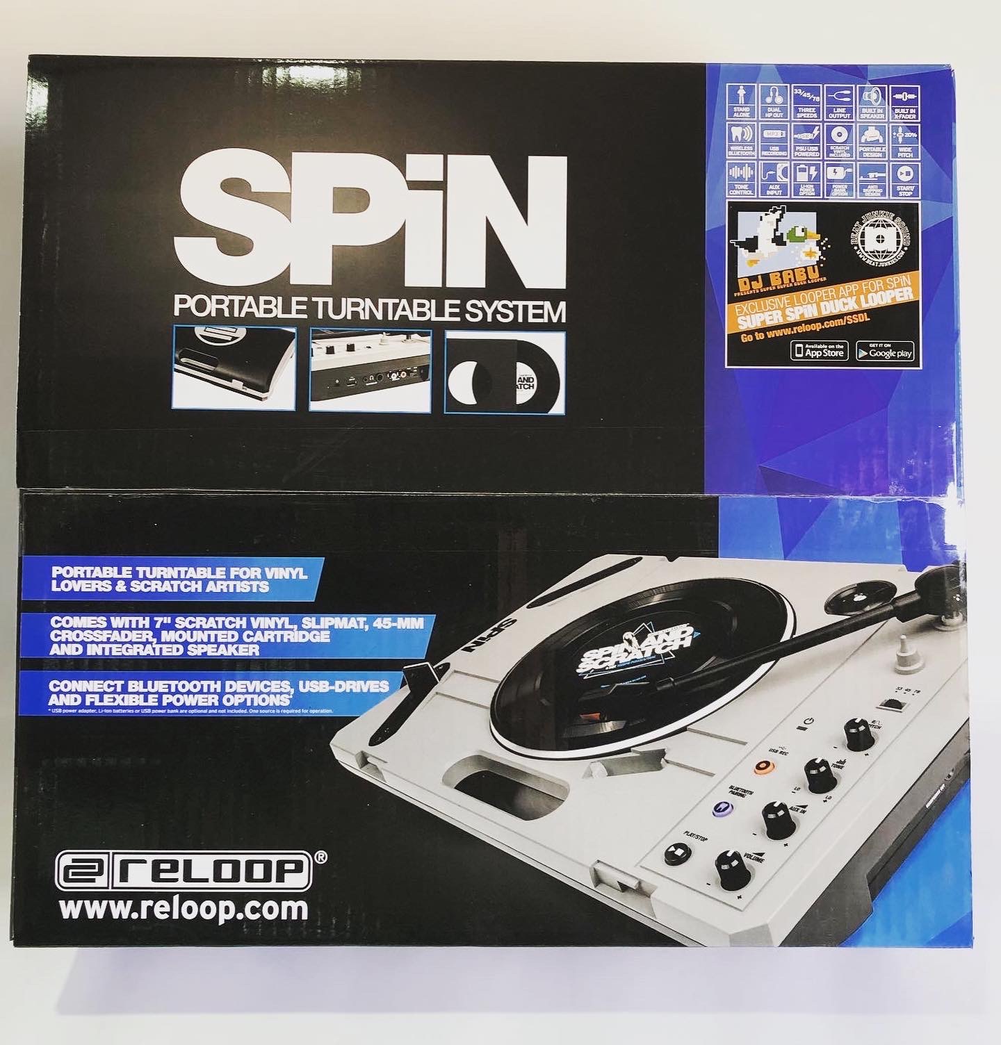 TORNAMESA PORTÁTIL RELOOP SPIN ENTREGA INM