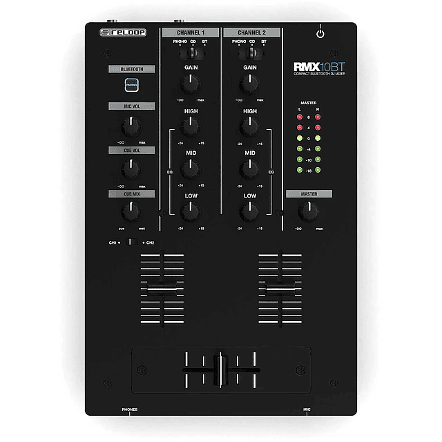 MIXER RELOOP RMX10BT - INCLUYE INNOFADER PRO 2 INSTALADO