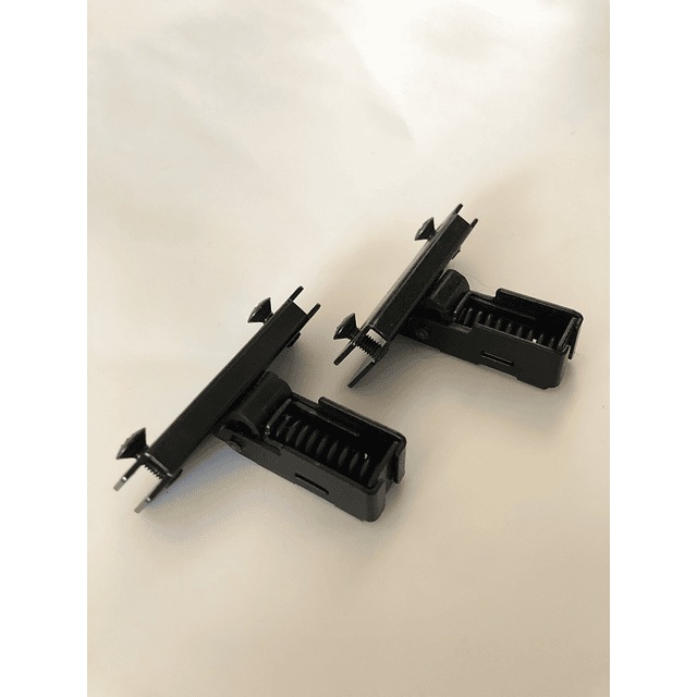 PAR DE BISAGRAS METALICAS TECHNICS PARA CUBIERTA ACRILICA SL1200 1210 MK2 MK3 MK5 MK3D M5G