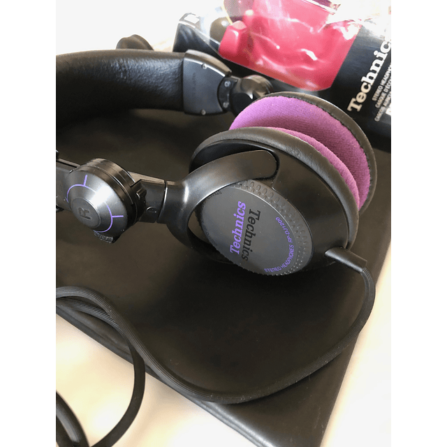 AUDIFONOS TECHNICS RP-DJ1200 BLACK MADE IN JAPON - ( USADOS COMO NUEVOS ) 