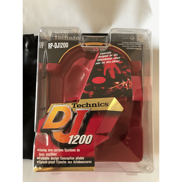 AUDIFONOS TECHNICS RP-DJ1200 BLACK MADE IN JAPON - ( USADOS COMO NUEVOS ) 