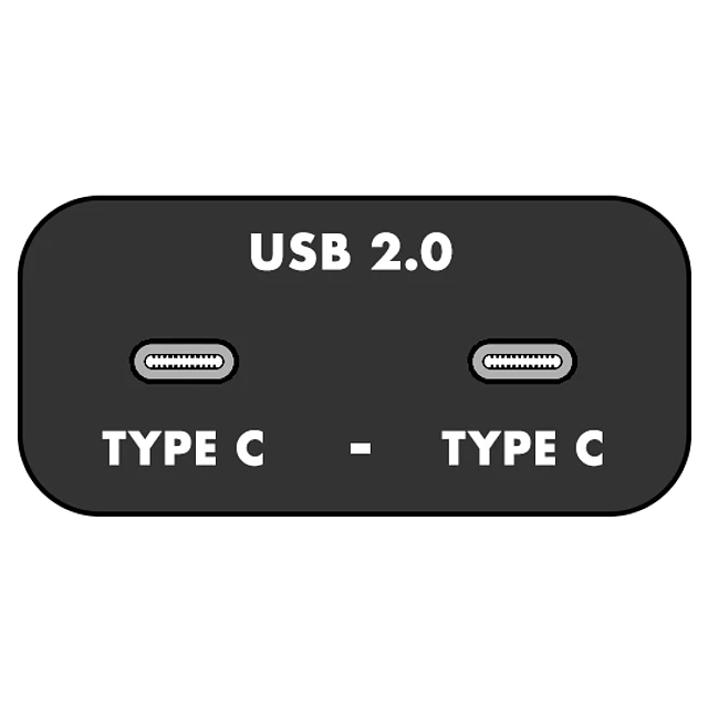 CABLE USB OYAIDE CLASE B TIPO C A TIPO C - 1 METRO
