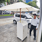 Módulo Valet Parking Color Blanco + Sombrilla - Miniatura 3
