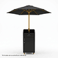 Módulo Valet Parking Color negro + Sombrilla - Miniatura 3