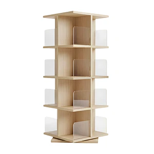 Mueble Librero Góndola Giratorio 360°