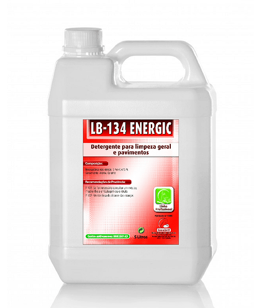 LB-134 ENERGIC - Detergente para limpeza geral e pavimentos