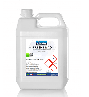 LB-137 FRESH LIMÃO - Detergente bio-álcool para limpeza geral - 5 Litros