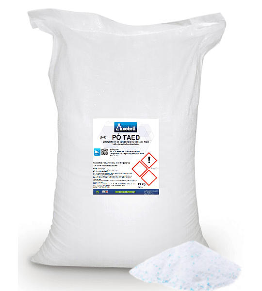 LB-42 PÓ TAED - Detergente atomizado para lavagem de roupa - 15 Kg
