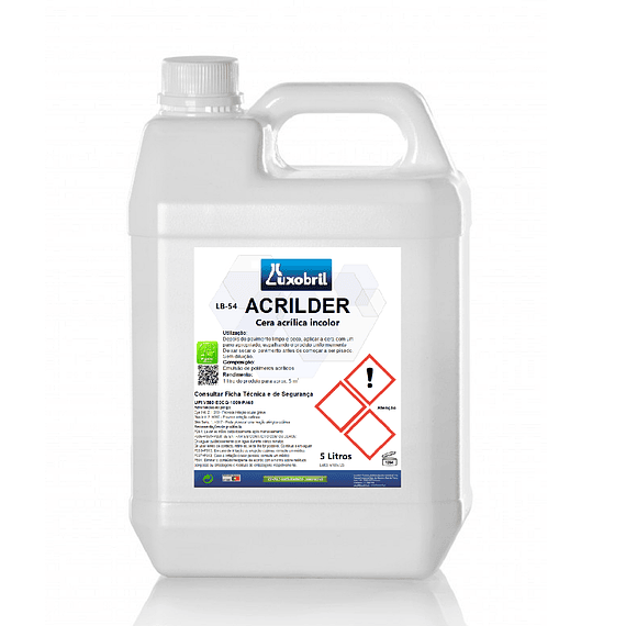 LB-54 ACRILDER - Cera acrílica incolor - 5 Litros
