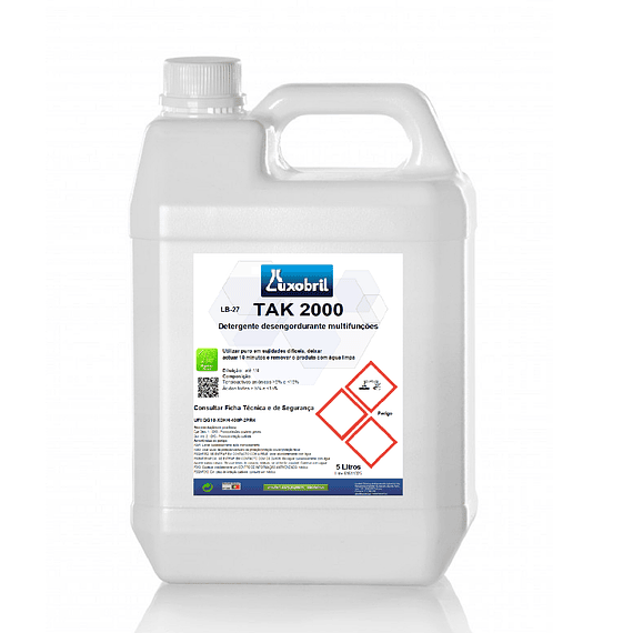 LB-27 TAK 2000 - Detergente Desengordurante Multifunções - 5 Litros