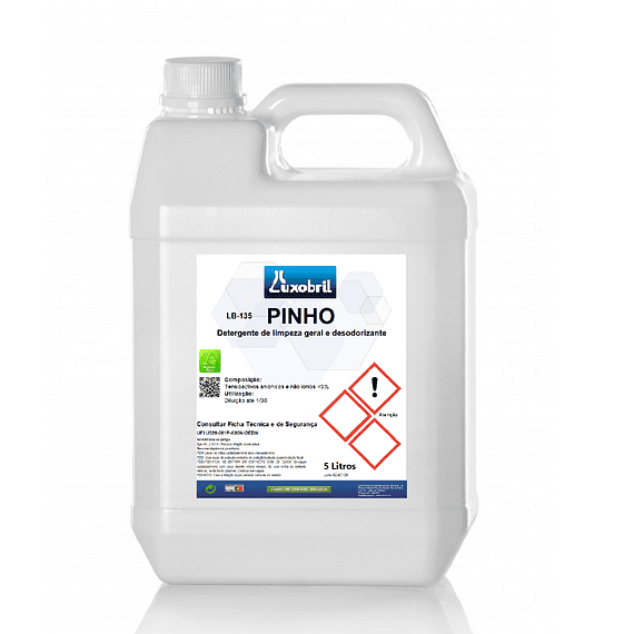 LB-135 PINHO - Detergente para limpeza geral e desodorizante - 5 Litros